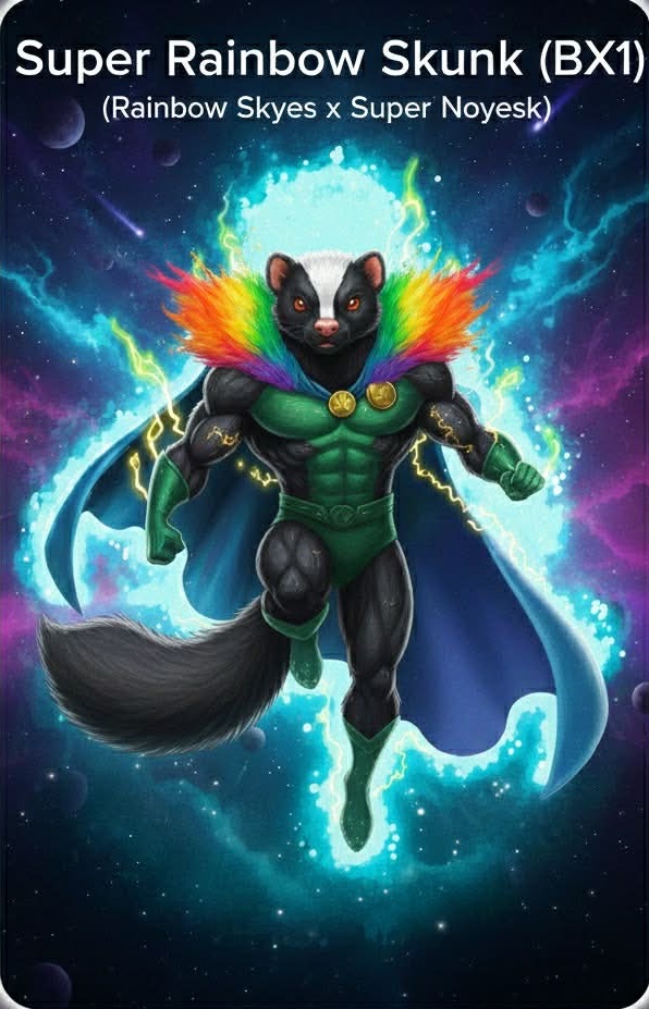 Super Rainbow Skunk